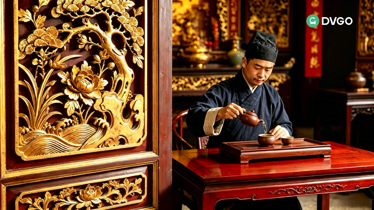 Chaoshan Kong Fu Tea and Gold Lacquer Wood Carving | Inheritance of Chaoshan business culture